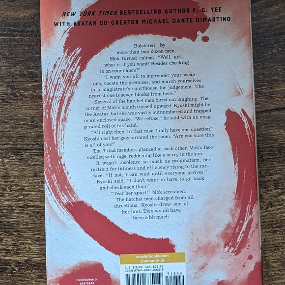 Avatar, The Last Airbender: The Shadow of Kyoshi Excellent Cond. Hardcover - Picture 2 of 2